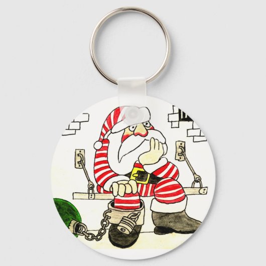 PRISON SANTA SLEUTELHANGER (Voorkant)