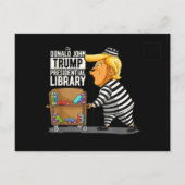 Prison Trump Presidential Library Aankondigingskaart (Achterkant)