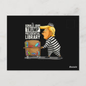 Prison Trump Presidential Library Briefkaart (Achterkant)