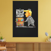 Prison Trump Presidential Library Canvas Afdruk (Insitu (Woonkamer))