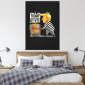 Prison Trump Presidential Library Canvas Afdruk (Insitu (Slaapkamer))