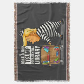 Prison Trump Presidential Library Deken (Voorkant Verticaal)
