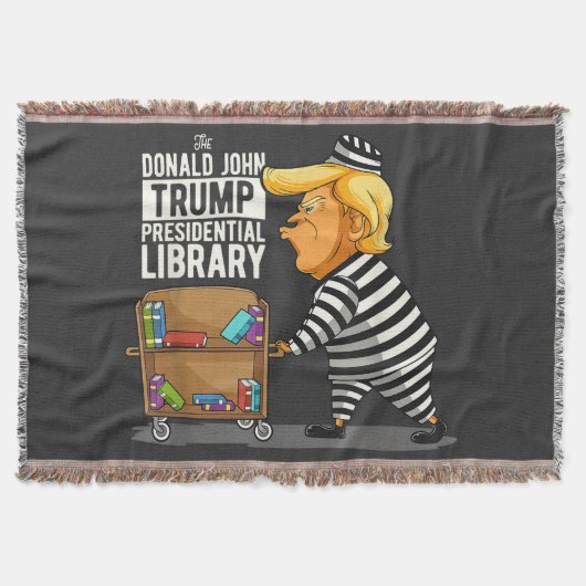 Prison Trump Presidential Library Deken (Voorkant)
