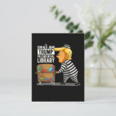Prison Trump Presidential Library Feestdagenkaart (Staand voorkant)