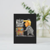Prison Trump Presidential Library Feestdagenkaart (Staand voorkant)