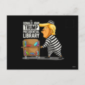 Prison Trump Presidential Library Feestdagenkaart (Achterkant)