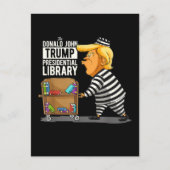 Prison Trump Presidential Library Feestdagenkaart (Voorkant)