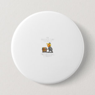 Prison Trump Presidential Library Funny Anti Ronde Button 7,6 Cm