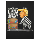 Prison Trump Presidential Library Klembord (Achterkant)