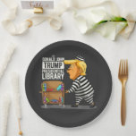 Prison Trump Presidential Library Papieren Bordje<br><div class="desc">Prison Trump Presidential Library</div>