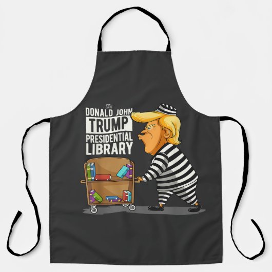 Prison Trump Presidential Library Schort (Voorkant)