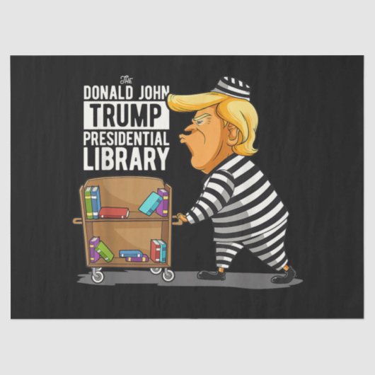 Prison Trump Presidential Library Tissuepapier (Voorkant)