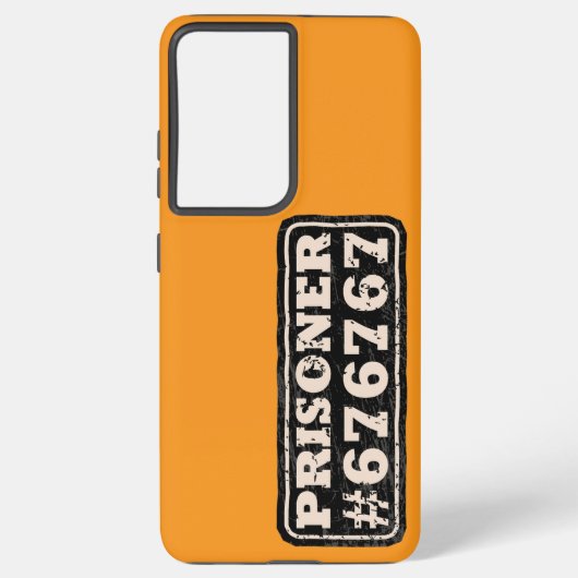 Prisoner 67 Meme Samsung Galaxy Hoesje (Achterkant)
