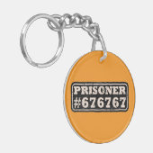 Prisoner 67 Meme Sleutelhanger (Voorkant Links)