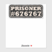 Prisoner 67 Meme Sticker (Vel)