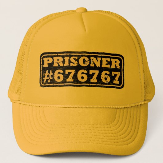 Prisoner 67 Meme Trucker Pet (Voorkant)