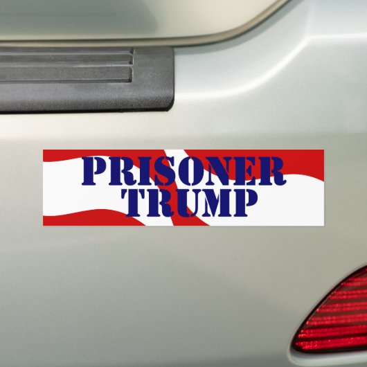 Prisoner Trump Donald President 25th amendment Bumpersticker (Op auto)