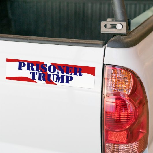 Prisoner Trump Donald President 25th amendment Bumpersticker (Op Truck)