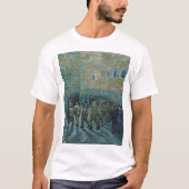 Prisoners Exercising 1890 by Vincent van Gogh T-shirt (Voorkant)