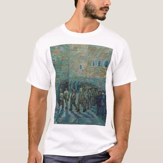 Prisoners Exercising 1890 by Vincent van Gogh T-shirt (Voorkant)