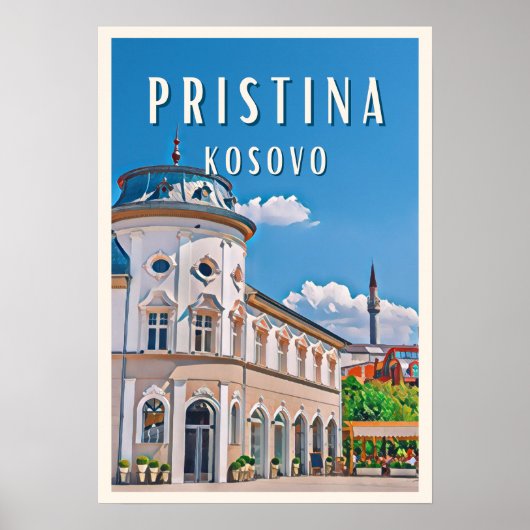 Pristina, het hart van Kosovo Poster (Voorkant)
