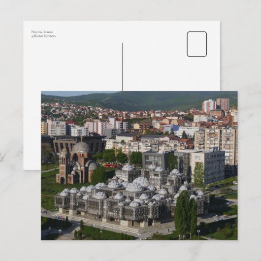 Pristina, Kosovo Briefkaart (Voorkant / Achterkant)