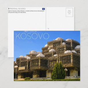 Pristina, Kosovo Reisbriefkaart Briefkaart