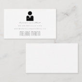 Pristine Business Icon Visitekaartje (Voorkant / Achterkant)