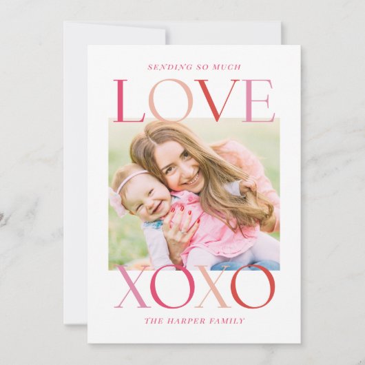 Pristine Love Editable Color Valentijnsdag Kaart (Voorkant)