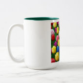 Pristine Tulips Mug Tweekleurige Koffiemok (Links)