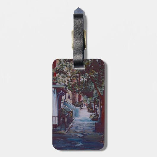 Pristine Walk op 19th Street Bagagelabel (Achterkant verticaal)