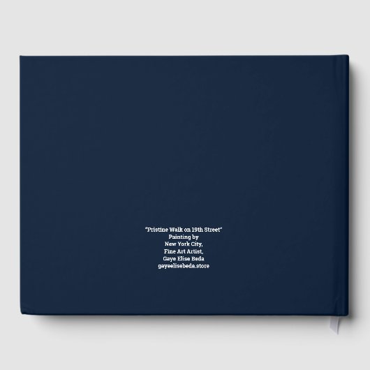 Pristine Walk op 19th Street Gastenboek (Achterkant)