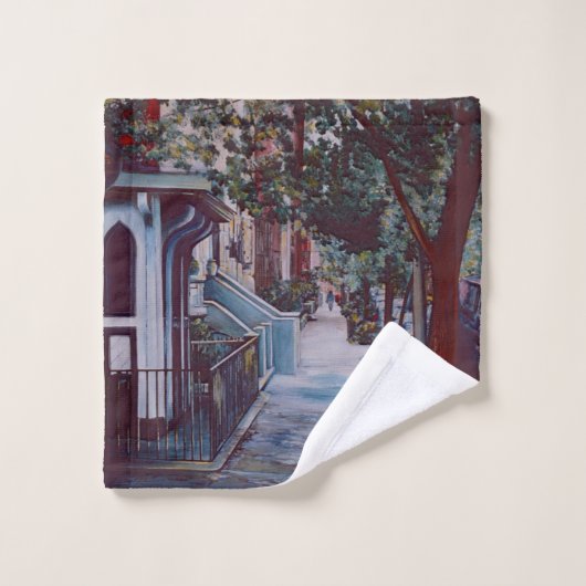 Pristine Walk op 19th Street, NYC Bad Handdoek (Wasdoekje)