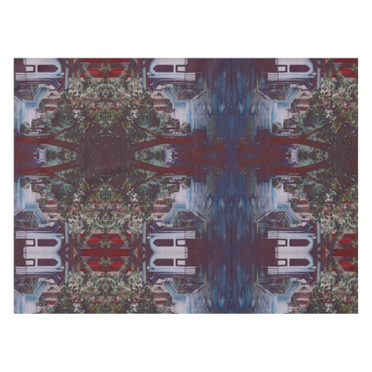 Pristine Walk op 19th Street Tafelkleed (Voorkant (Horizontaal))