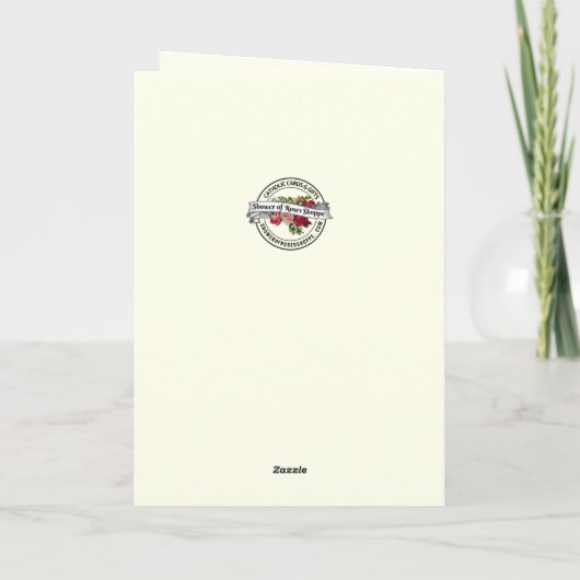 Pristste Jubileum Ordination Traditional katholiek Kaart (Achterkant)