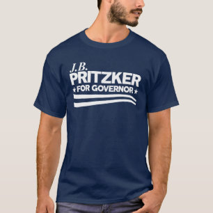 PRITZKER - JB Pritzker voor gouverneur T-shirt