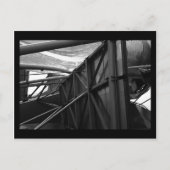 pritzker pavilion : winter (b&w) briefkaart (Voorkant)