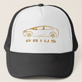 Prius 2023 Ev Car Gold Trucker Pet
