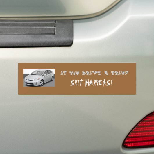 Prius Bumpersticker (Op auto)
