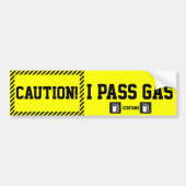 Prius Bumpersticker Pas Gas Stations (Voorkant)