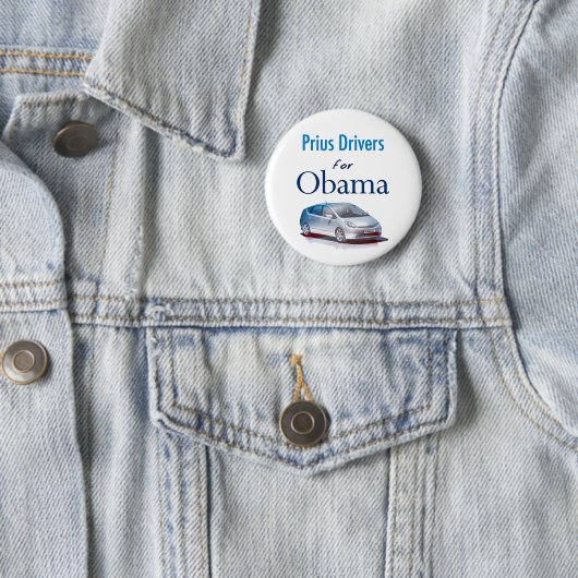 Prius Drivers voor Obama Button (In situ)