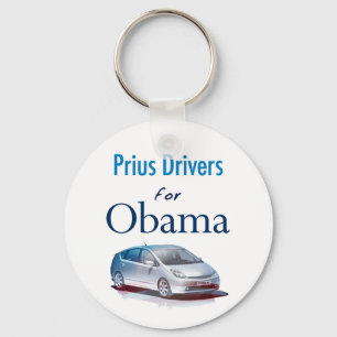 Prius Drivers voor Obama Sleutelhanger