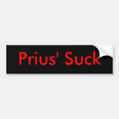 Prius' Suck Bumpersticker (Voorkant)