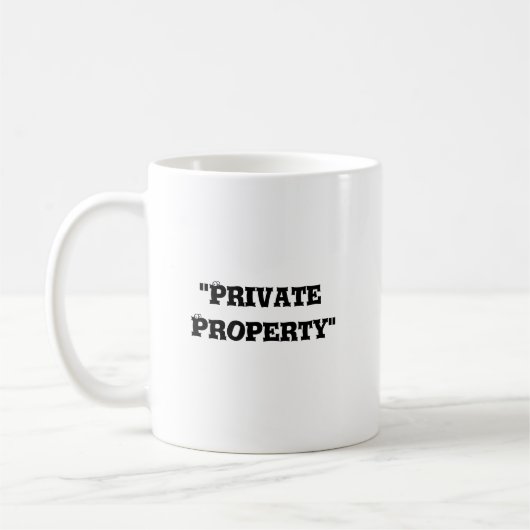 Privaat Eigendom Koffiemok (Links)