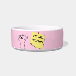 Privaat eigendom voerbakje