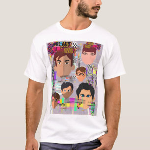 Privacy Anti-AI-Shirt voor gezichtsherkenning T-shirt