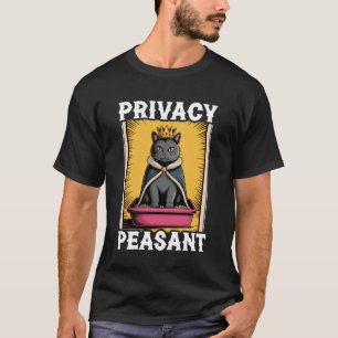 Privacy Boer Mooie Kat Bak Grappige Kat 4 T-shirt