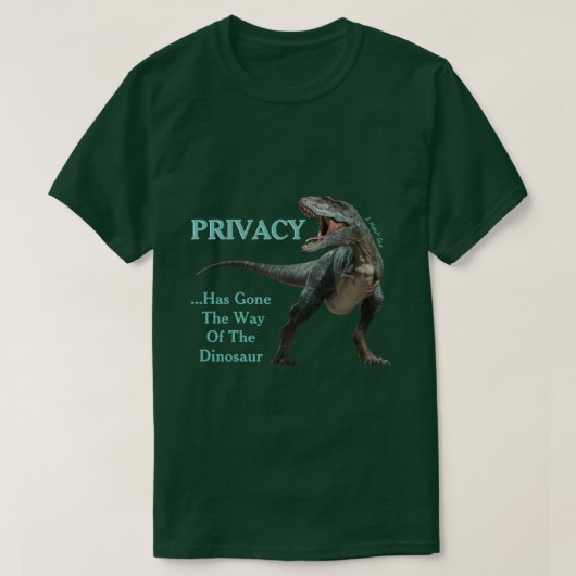 Privacy - een MisterP-Shirt T-shirt (Design voorkant)