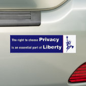 Privacy is Liberty Bumpersticker (Op auto)