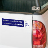 Privacy is Liberty Bumpersticker (Op Truck)